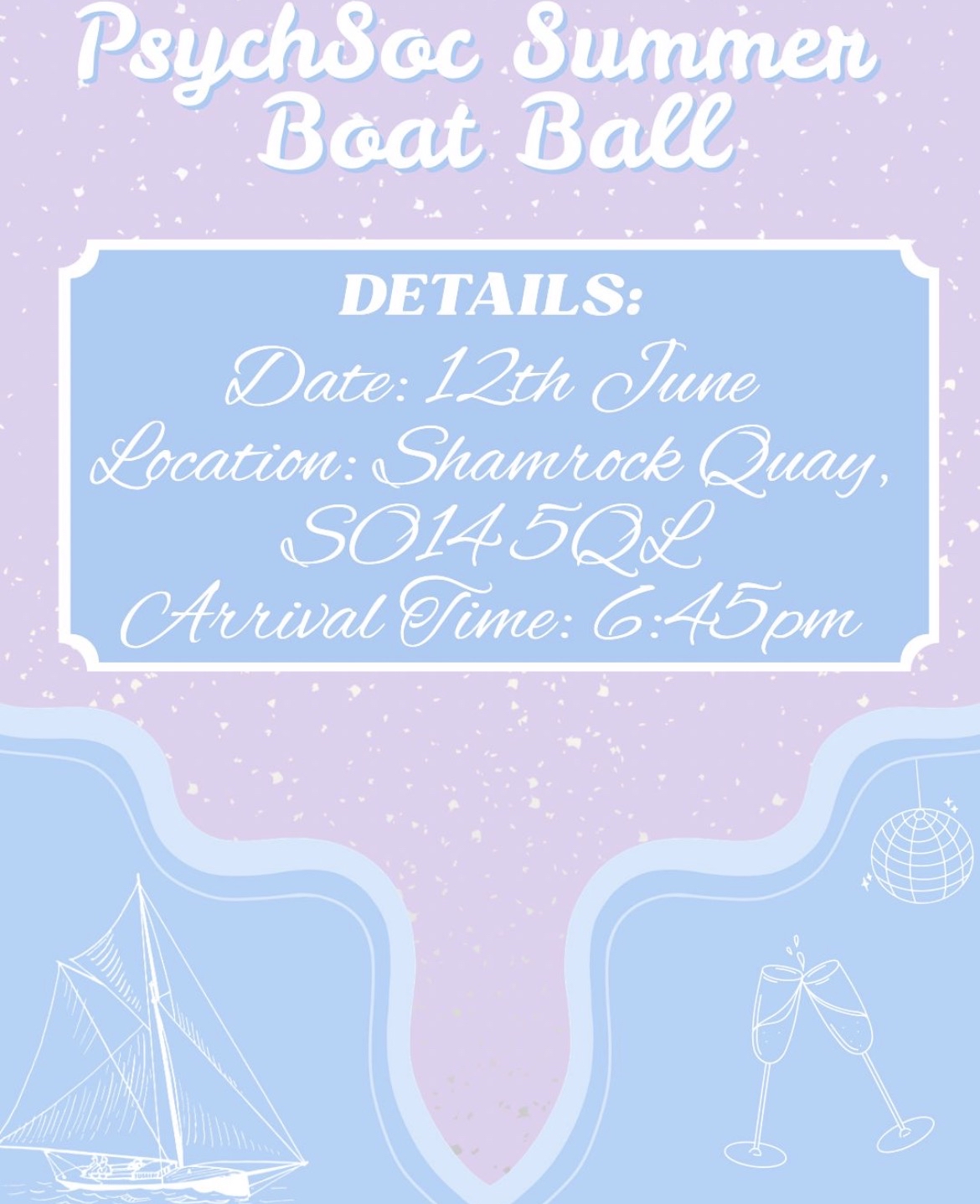 Psychology Summer Boat Ball